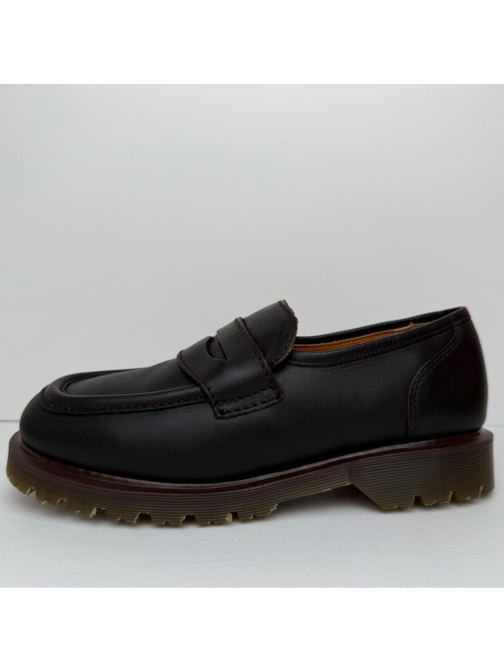 Dr. Martens Penny Loafers 8243 Vintage England Brown Leather Shoes UK 7.5 - Picture 6 of 15